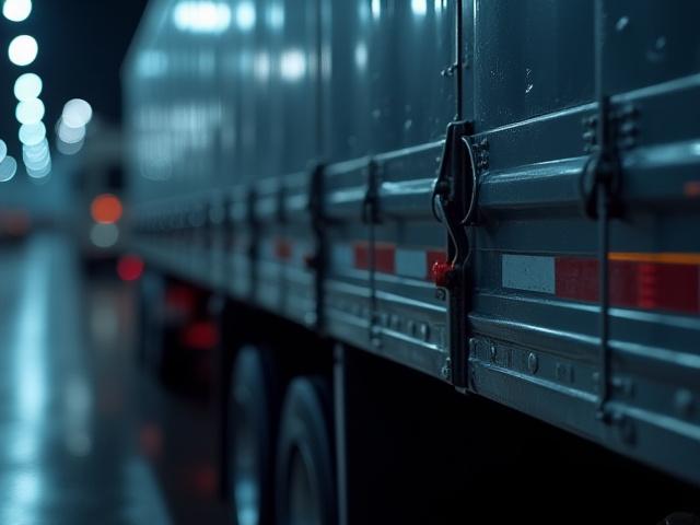Meeko & Sons heavy haul trailer sealed for delivery